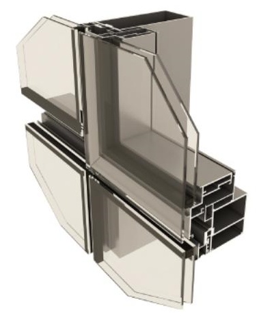 100-170 Hidden Frame Curtain Wall