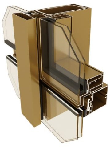 218 Semi Hidden Frame Curtain Wall
