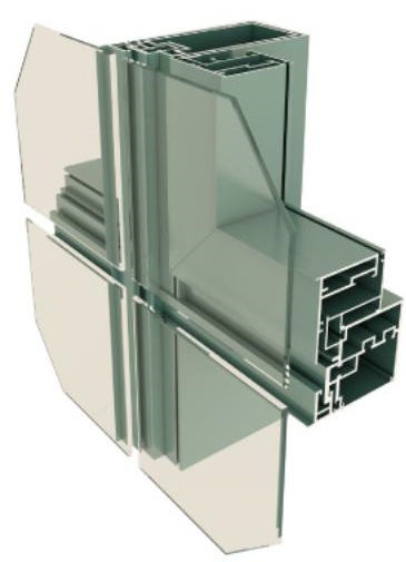120C、150、152 Visible Frame、Hidden Frame、Semi Hidden Frame Curtain Wall