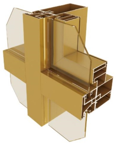 138-185 Visible Frame、Hidden Frame、Semi Hidden Frame Curtain Wall